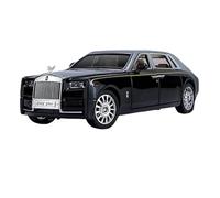 ZHRDWE Copie Fidèle l'Origine Modèle Réduit Voiture Métal Moulé sous Pression pour Rolls-Royce Phantom 1:24 Jouet Cadeau Objets Collection Maquette Voiture(Noir)