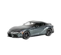 ZHRDWE Copie Fidèle l'Origine Modèle Réduit Voiture Moulé sous Pression pour Toyota GR Supra Hypercar Échelle 1:24 Jouet Cadeau Noël Ou d'anniversaire Maquette Voiture(Gray)