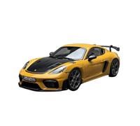 ZHRDWE Copie Fidèle l'Origine Modèle Réduit Voiture Porsche 911 GT4 Alliage Grande Taille Échelle 1:18 Jouets Collection Véhicules Moulés sous Pression Cadeaux Maquette Voiture(Yellow)