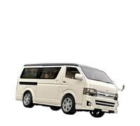 ZHRDWE Copie Fidèle l'Origine Modèle Voiture Alliage Moulé sous Pression pour Toyota Hiace MPV 1:32 Jouet Son Lumière Voiture Dynamique Interactif Cadeau Maquette Voiture(White)