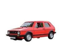 ZHRDWE Copie Fidèle l'Origine Modèle Voiture Classique Alliage Moulé Voiture Classique Volkswagen Golf MK1 GTI 1979 Noir Et Rouge 1:24 Cadeau Maquette Voiture(Rouge)