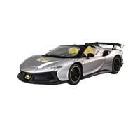 ZHRDWE Copie Fidèle l'Origine Voiture Sport Ferrari SF90XX en Alliage Moulé sous Pression Échelle 1:24 Modèle Réduit pour Garçons Et Adolescents Maquette Voiture(Gray)