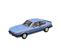 ZHRDWE Maquette Voiture 1:18 pour Ford Capri 2.8i 1984 Ornements Statiques Alliage Classique Vintage Modèle De Voiture Classique Collection Cadeau Bleu Copie Fidèle l'Origine