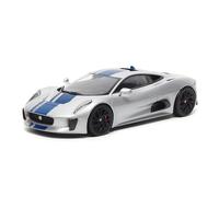 ZHRDWE Maquette Voiture 1/18 pour Jaguar C-X75-2015 CX75 Modèle De Voiture De Sport en Alliage Envoyer des Amis Envoyer des Cadeaux d'anniversaire Copie Fidèle l'Origine(Gray)