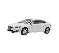 ZHRDWE Maquette Voiture 1:18 pour Volvo S60 S60L Diecasts Metal Toy Vehicles Modèle De Voiture Simulation Collection Cadeau Décoration Copie Fidèle l'Origine(White)