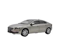 ZHRDWE Maquette Voiture 1:18 pour Volvo S60 S60L Diecasts Metal Toy Vehicles Modèle De Voiture Simulation Collection Cadeau Décoration Copie Fidèle l'Origine(Gray)