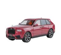 ZHRDWE Maquette Voiture 1/24 pour Rolls Royce SUV Cullinan 2025Jouets de véhicule de Luxe en alliageJeux d'intérieur et d'extérieur Copie Fidèle l'Origine(Rouge)