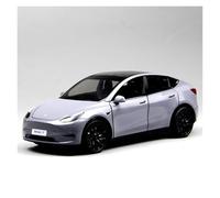 ZHRDWE Maquette Voiture Véhicules Miniatures en Métal Moulé sous Pression pour Tesla Model Y Échelle 1:24 pour Garçons pour L'intérieur Et L'extérieur Copie Fidèle l'Origine(Gray)