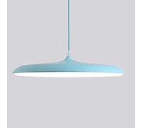 ZHRENXN Lustre Rond Moderne et Simple, Lampe à Suspension Tricolore à LED, lumière Suspendue intégrée en Forme de Soucoupe Volante colorée, luminaires pour Restaurants et Bars