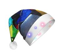 ZhRiYan Chapeau de Noël à LED Shine in all directions pour adultes - Unique pour Noël, fête du Nouvel An, festival d'Halloween et rituel annuel