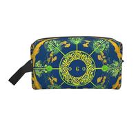 ZhRiYan Trousse à cosmétiques de voyage - Kit Dopp réutilisable avec impression intégrale du totem Yin Yang pour produits de toilette, maquillage, accessoires, et plus encore, blanc, taille unique