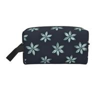 ZhRiYan Trousse à cosmétiques de voyage - Trousse Dopp réutilisable avec belle impression camélia sur toute la face pour articles de toilette, maquillage, accessoires et plus encore, blanc, taille