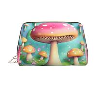 ZhRiYan Trousse de maquillage en cuir doré - Merveilleux sacs à cosmétiques de voyage avec fermeture éclair, organiseur de toilette portable pour un usage quotidien, doré, taille unique