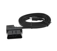 ZHROKNM Câble de connexion OBD II OBD 2 7 8 16 broches vers Mini USB, 1.7m, for voiture, affichage tête haute HUD, câble de connexion OBD2