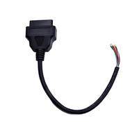 ZHROKNM Câble d'ouverture d'extension femelle OBD2 16 broches, connecteur d'interface de Diagnostic de voiture, convertisseur femelle OBD II, câble mâle OBD2(J1962F)