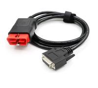ZHROKNM Connecteur de câble OBD2 de qualité supérieure avec adaptateur LED TCS VCI OBDII 16 broches, fonctionne(WHITE)