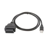 ZHROKNM Outil de Diagnostic de connecteur de câble d'adaptateur de chargeur de Port USB 16 broches OBD2 vers