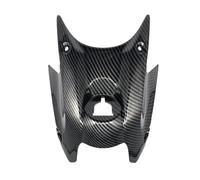 ZHSBAG Couvercle Verrouillage L'interrupteur D'allumage Trou Clé Moto Non Peint Adapté pour Kawasaki Z650 2017 - 2020 Carénage(Carbon Fiber Look)