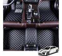 ZHSDMB Tapis Voiture pour Suzuki Jimny 2018-2023, Tapis Sol Voiture sur Mesure, Doublure Protection en Cuir à Couverture Complète Tapis Protection, Antidérapant,A-Black
