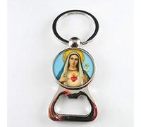 ZHSHQIN Décapsuleur Vierge Marie - Religion chrétienne - Religion spirituelle catholique - Bijoux photo en verre, GH66688NK