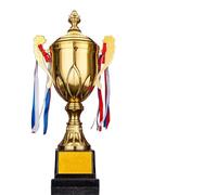 ZHSOAO 3pcs Gold Silver Bronze Awards Trophy Sports Games Champion Small Prize Cup Soccer Competition with Lid Winner Award pour Événements(Gold with Lid)