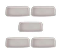 ZHSOAO 5Pcs Plant Drainage Tray pour Plantes D'intérieur | Plateau de soucoupe de Pot en plastique for plantes d'intérieur et d'extérieur, collecteur d'eau, soucoupes de plantes