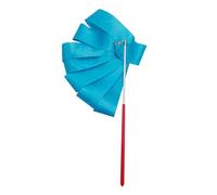 ZHSOAO 8pcs 2M Art Gymnastics Ballet Dance Ribbon with Twirling Stick Kid Sport Performance Stage Gym Dance Rhythmic Show Prop pour Enfants Danse Artistique(Blue)