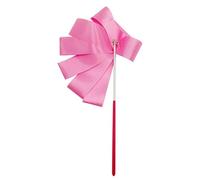 ZHSOAO 8pcs 2M Art Gymnastics Ballet Dance Ribbon with Twirling Stick Kid Sport Performance Stage Gym Dance Rhythmic Show Prop pour Enfants Danse Artistique(Pink)