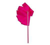 ZHSOAO 8pcs 2M Art Gymnastics Ballet Dance Ribbon with Twirling Stick Kid Sport Performance Stage Gym Dance Rhythmic Show Prop pour Enfants Danse Artistique(Rose Red)