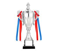 ZHSOAO Gold Silver Copper Trophy Awards Sports Games Small Prize Cup Champion Craft Souvenirs Winner Award pour Événements(Silver with Lid)