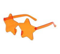 ZHSOAO Lot de 20 lunettes soleil sans monture personnalisées, colorées, en forme boule, couleur bonbon, une seule pièce pour Anniversaire, Plage, Fête(Orange)