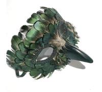 ZHSOAO Masque de plumes, masque mascarade représentation scène fête bal maquillage demi-visage pour Bal Masqué Mardi Gras