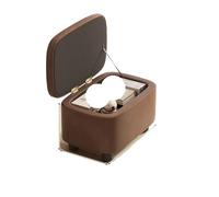 ZHSOAO Organisateur Tabouret poufs ménage Confortable canapé en Cuir Salon Porte Porter Chaussure Peut Stockage pour Salon, Chambre(Yellow-Brown)