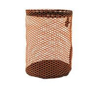 ZHSOAO Pochette multifonctionnelle for balles de Golf, Sac Transport en Nylon Mesh avec Cordon sécurité for équipement et activités Plein air pour Balles de Golf(Orange Small)