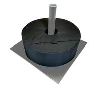 ZHSOAO Sac De Poids À Base Parapluie Carré/Rond, for Support D'auvent Patio Extérieur, Parasol Plage, Sable, Installation Facile pour Jardin, Terrasse, Plage