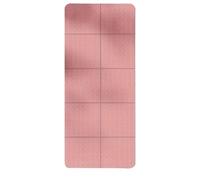 ZHSOAO Tapis de Gymnastique Pliables, Tapis de Yoga Pliable, Tapis de Fitness de Voyage Pliable, Double Face antidérapant, for Yoga, Pilates, entraînement, Livraison pour Gymnastique(Pink)