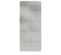 ZHSOAO Tapis de Gymnastique Pliables, Tapis de Yoga Pliable, Tapis de Fitness de Voyage Pliable, Double Face antidérapant, for Yoga, Pilates, entraînement, Livraison pour Gymnastique(Grey)