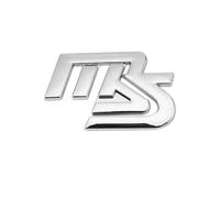ZHSQXH Sticker Autocollant De Voiture pour Mazda MS Logo Emblem Badges Stickers Autocollants Emblèmes de Voiture Stickers Extérieurs Décorati A