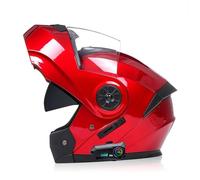 ZHTBATE Casque Modulable Moto Bluetooth Intégral Casque, avec Haut-Parleur IntéGré Double Visière,ECE Homologué pour Scooter· Casque De Moto Homme Et Femme