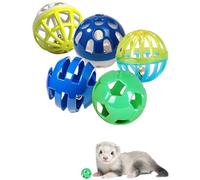 ZHUANGZI Lot de 5 jouets pour furet avec cloches, sprint avec joie
