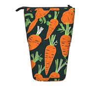 Zhuanyun Happy Carotte Sac de rangement multifonction avec motif imprimé sans couture, sac de maquillage, portefeuille élégant et multifonctionnel