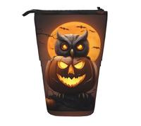 Zhuanyun Hibou citrouille Happy Halloween 1 imprimé sac de rangement multifonction sac de maquillage portefeuille élégant et multifonctionnel