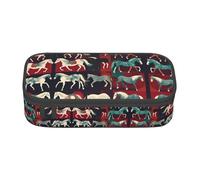 Zhuanyun Sac de rangement de grande capacité, boîte de fournitures de bureau, divers types de chevaux, trousse de maquillage, organisateur de bureau avec élégant