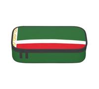 Zhuanyun Sac de rangement de grande capacité, boîte de fournitures de bureau, trousse de maquillage avec drapeau de la République tchétchène, organiseur de bureau élégant