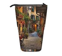 Zhuanyun Sac de rangement multifonction avec impression italienne Old Street, sac de maquillage, sac élégant et multifonctionnel