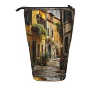 Zhuanyun Sac de rangement multifonction avec impression italienne Old Street, sac de maquillage, sac élégant et multifonctionnel