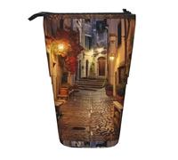 Zhuanyun Sac de rangement multifonction avec impression italienne Old Street, sac de maquillage, sac élégant et multifonctionnel
