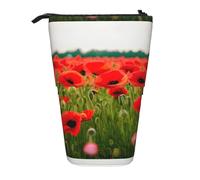 Zhuanyun Sac de rangement multifonction avec imprimé coquelicot et pétales vifs