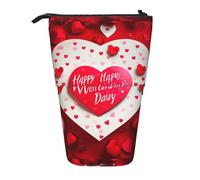 Zhuanyun Sac de rangement multifonction avec imprimé Happy Valentine's Day, sac de maquillage, sac élégant et multifonctionnel