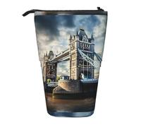 Zhuanyun Sac de rangement multifonction avec imprimé Old Tower Bridge de Londres, sac de maquillage, portefeuille, élégant et multifonctionnel